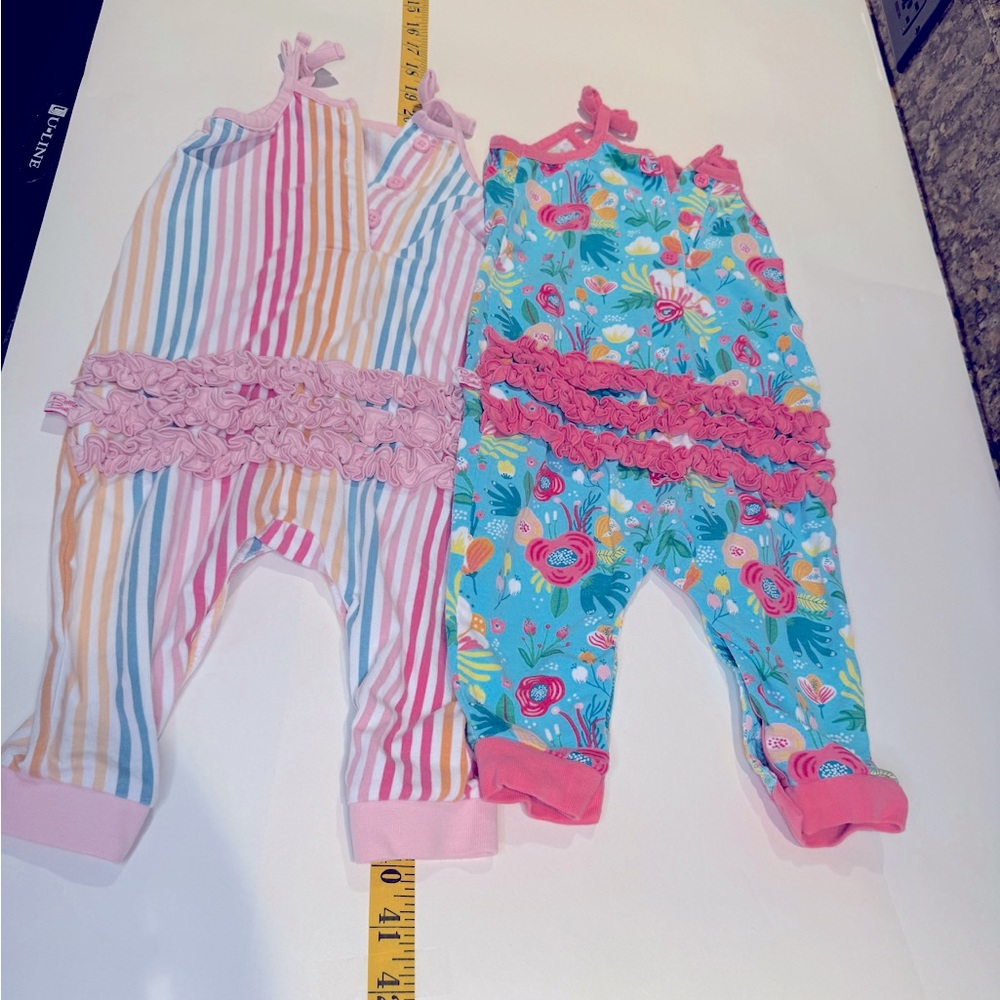 Ruffle Butts 2 jumpsuits with ruffles